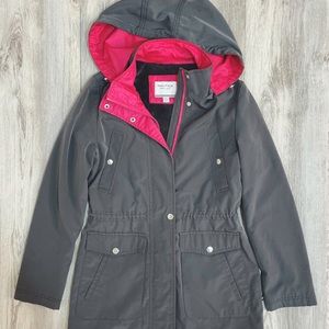 NAUTICA Hooded Utility Rain Jacket sz S